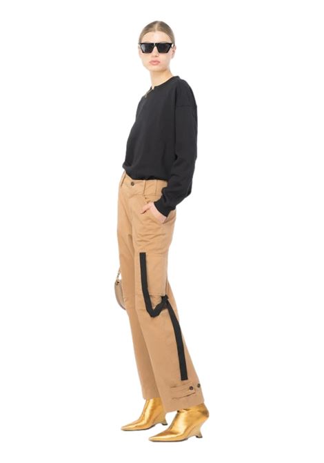 SWEATSHIRT WITH RHINESTONE NECKLACE PINKO | sweaters | 102294 A1CPZ99